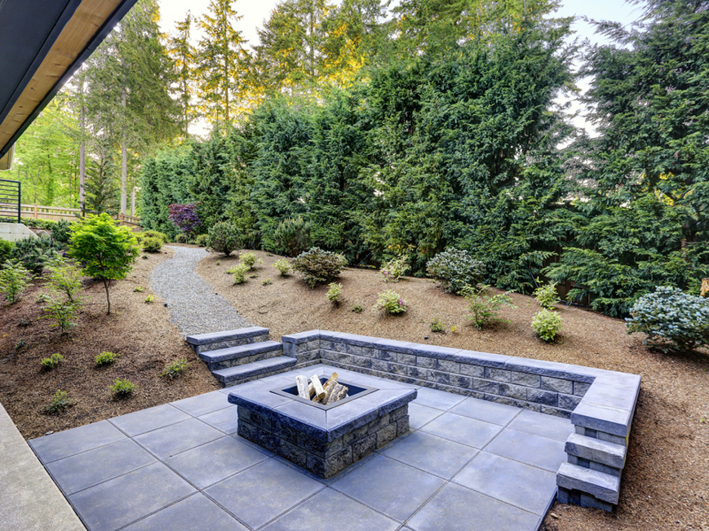 Fire Pit Installation Fryeburg, Bridgton & state of Maine Micklon Tree Service & Landscaping